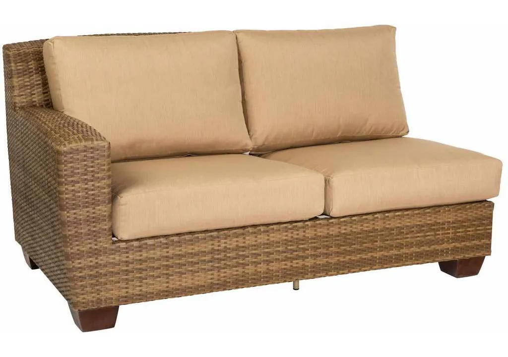 Woodard S523021L Saddleback Left Arm Facing Love Seat Sectional Woodard S523021L Saddleback Left Arm Facing Love Seat Sectional