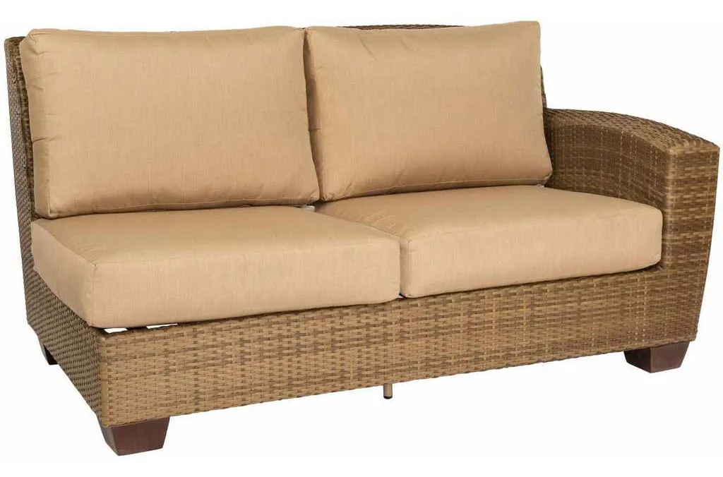 Woodard S523021R Saddleback Right Arm Facing Love Seat Sectional Woodard S523021R Saddleback Right Arm Facing Love Seat Sectional