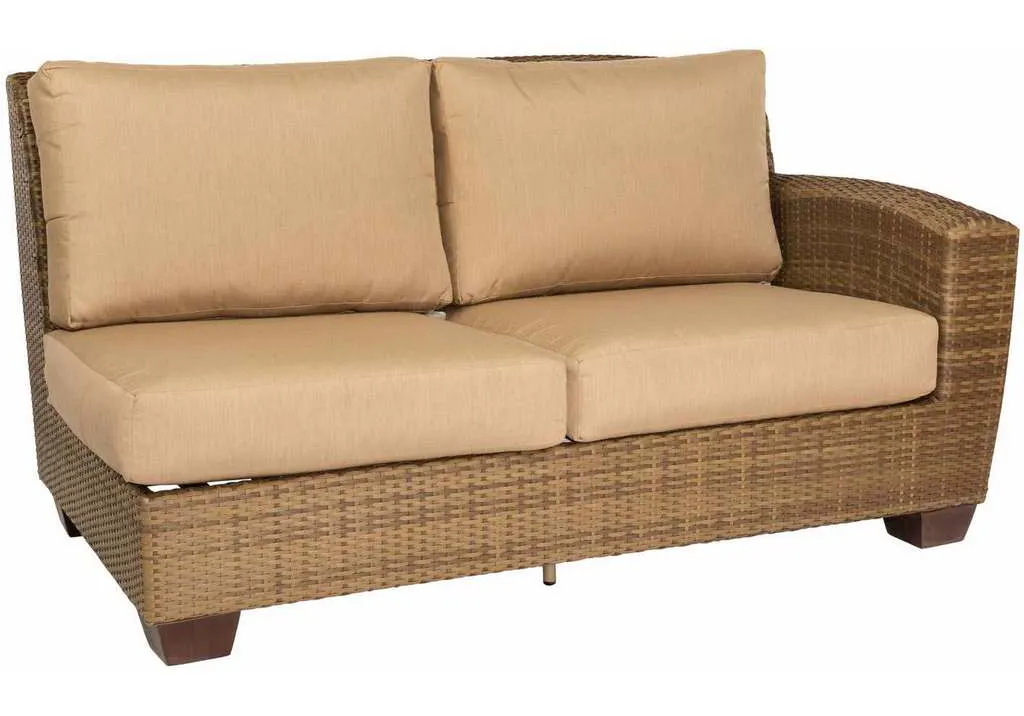 Woodard S523021R Saddleback Right Arm Facing Love Seat Sectional Woodard S523021R Saddleback Right Arm Facing Love Seat Sectional