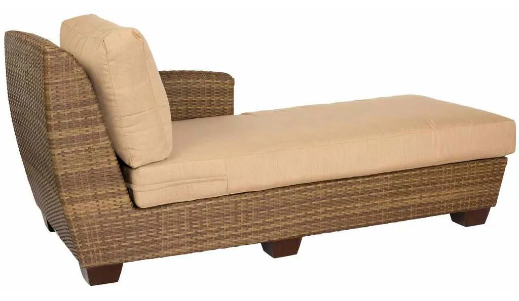 Woodard S523041R Saddleback Right Arm Facing Chaise Lounge Sectional Woodard S523041R Saddleback Right Arm Facing Chaise Lounge Sectional