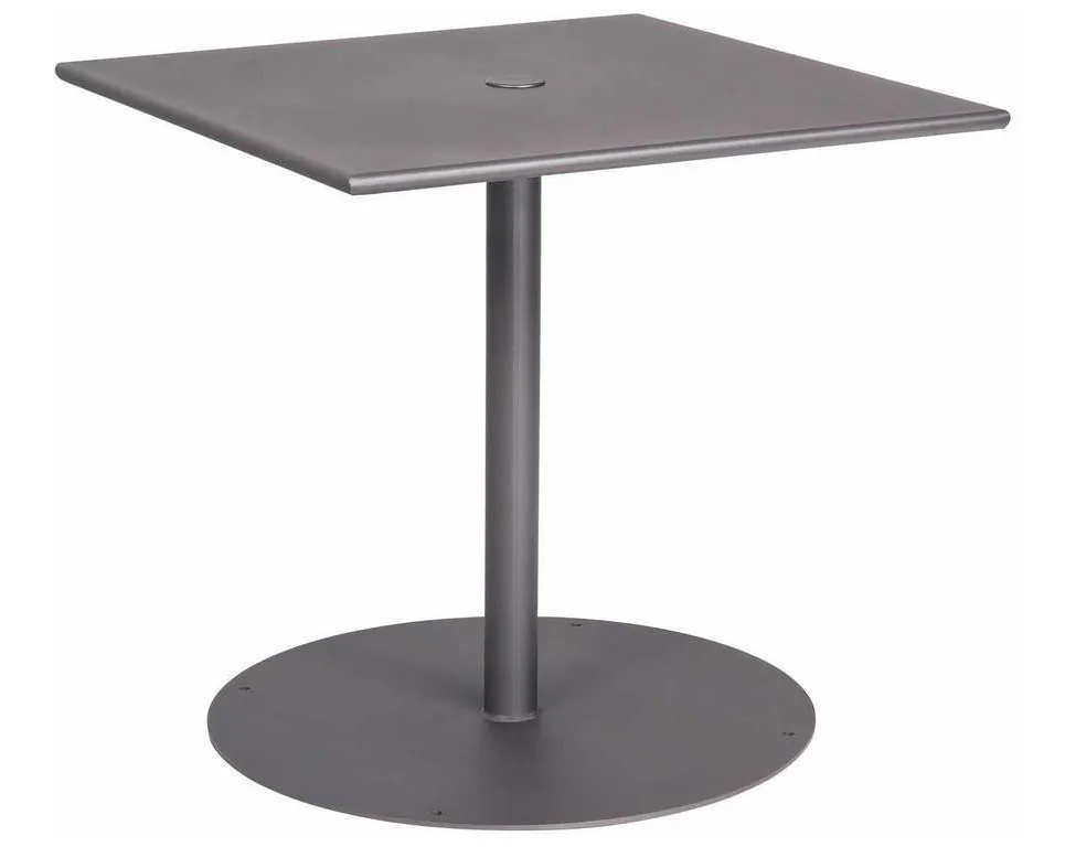 Woodard 13L3SD30 Solid Iron 30 inch Square Bistro Table with Pedestal Base Woodard 13L3SD30 Solid Iron 30 inch Square Bistro Table with Pedestal Base