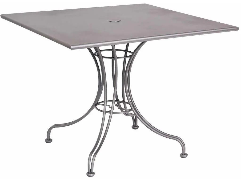 Woodard 13L4SU36 Solid Iron 36 inch Square Umbrella Table with Universal Base Woodard 13L4SU36 Solid Iron 36 inch Square Umbrella Table with Universal Base