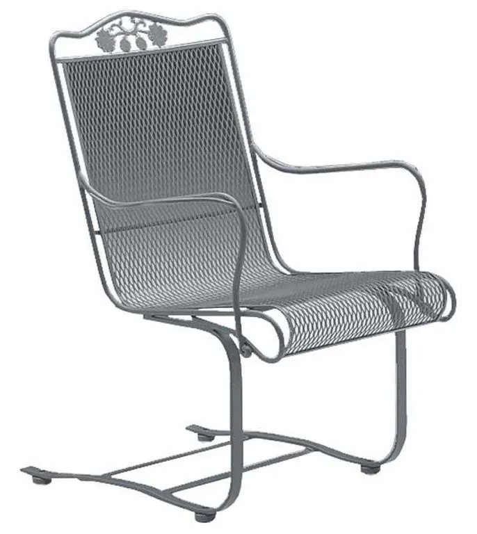 Woodard 400018 Briarwood High-Back Spring Base Chair Woodard 400018 Briarwood High-Back Spring Base Chair