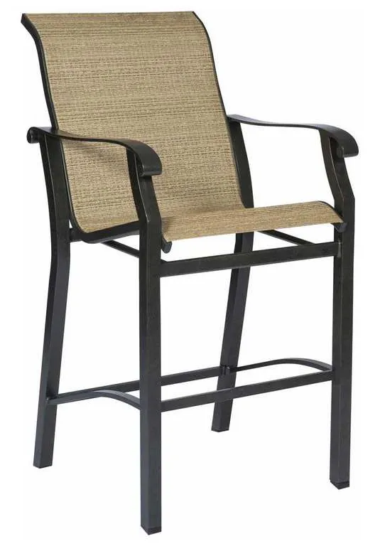 Woodard 420481 Cortland Stationary Bar Stool Woodard 420481 Cortland Stationary Bar Stool