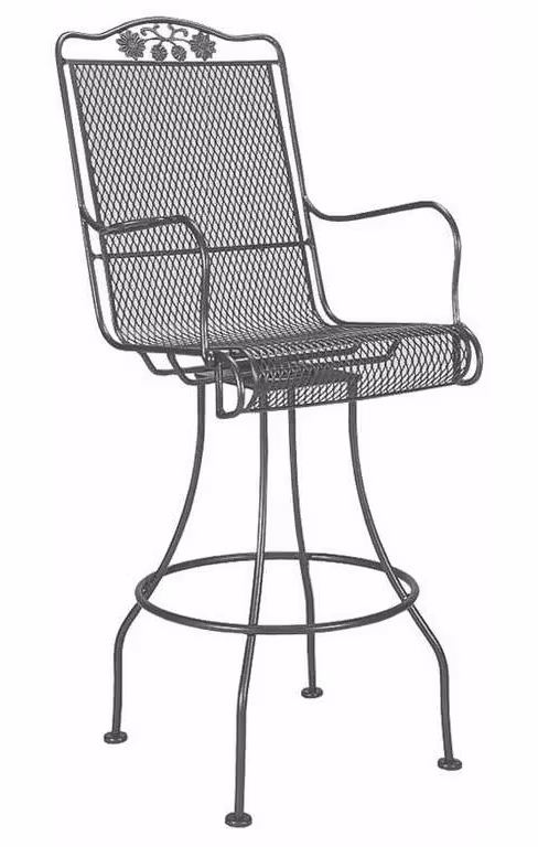 Woodard 400388 Briarwood Swivel Bar Stool Woodard 400388 Briarwood Swivel Bar Stool