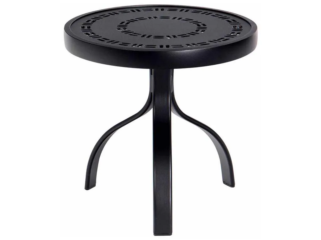 Woodard 820604A  Deluxe 18 inch Round End Table