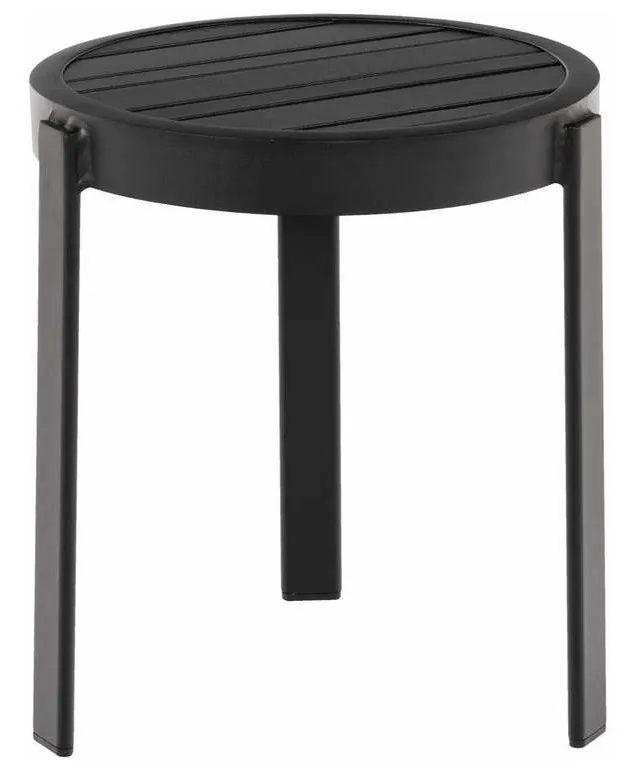 Woodard TRSL15RD Tri Slat Stacking End Tables Woodard TRSL15RD Tri Slat Stacking End Tables