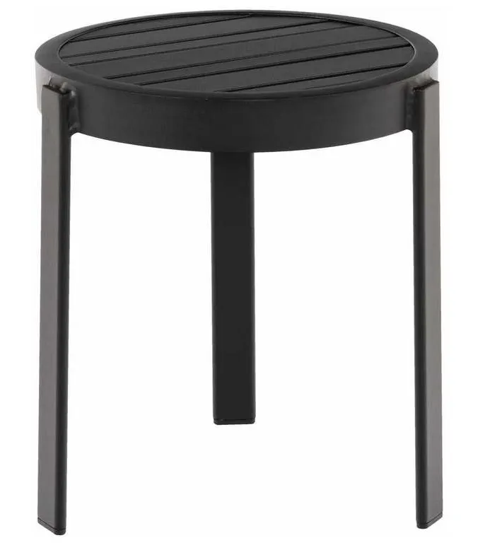 Woodard TRSL15RD Tri Slat Stacking End Tables Woodard TRSL15RD Tri Slat Stacking End Tables