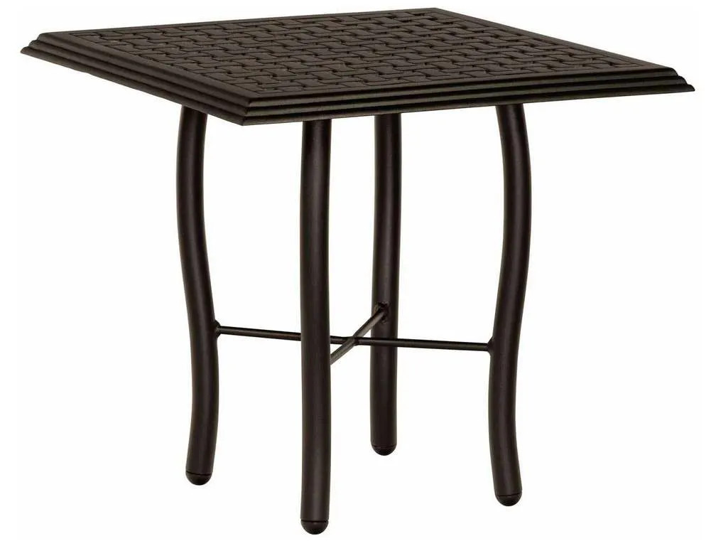 Woodard 5D2400 04921 Thatch Complete Tables Square End Table Woodard 5D2400 04921 Thatch Complete Tables Square End Table