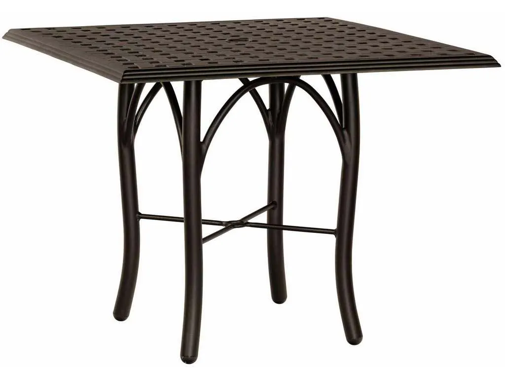 Woodard 5D3200 04937 Thatch Complete Tables Square Bistro Table Woodard 5D3200 04937 Thatch Complete Tables Square Bistro Table