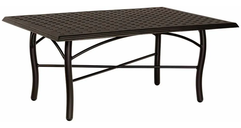 Woodard 5D4500 04945 Thatch Complete Tables Rectangular Coffee Table Woodard 5D4500 04945 Thatch Complete Tables Rectangular Coffee Table