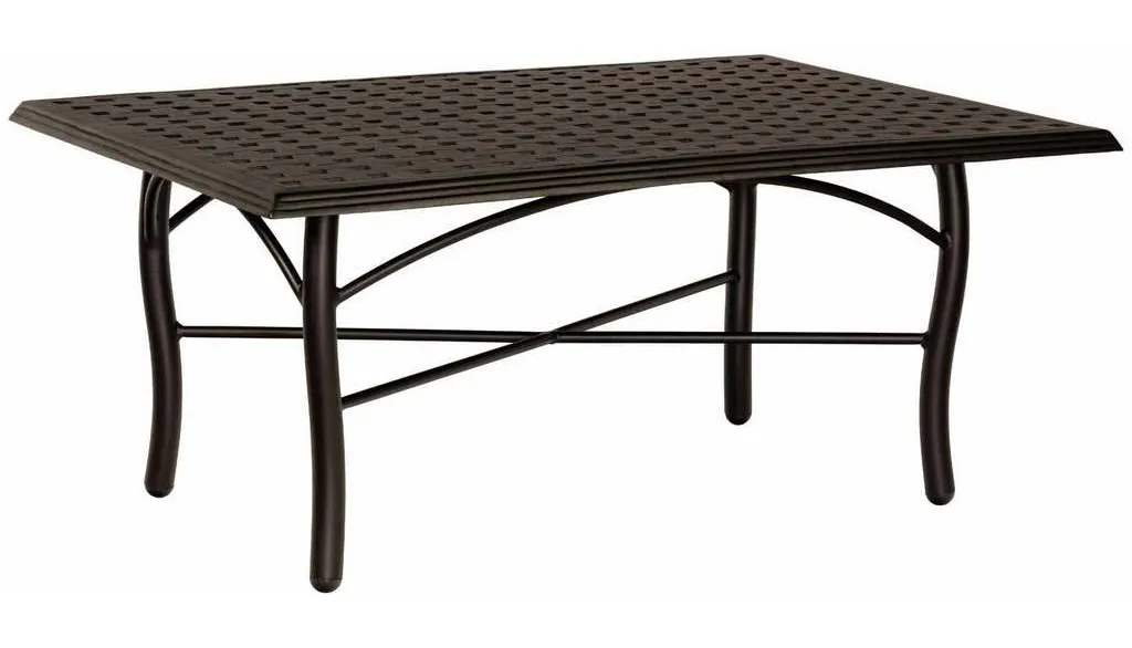 Woodard 5D4500 04945 Thatch Complete Tables Rectangular Coffee Table Woodard 5D4500 04945 Thatch Complete Tables Rectangular Coffee Table
