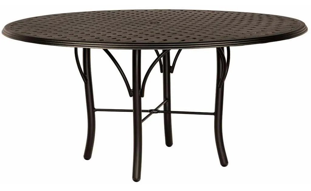 Woodard 5D4800 04960 Thatch Complete Tables Round Dining Umbrella Table Woodard 5D4800 04960 Thatch Complete Tables Round Dining Umbrella Table