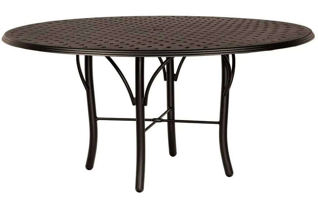 Woodard 5D4800 04960 Thatch Complete Tables Round Dining Umbrella Table Woodard 5D4800 04960 Thatch Complete Tables Round Dining Umbrella Table