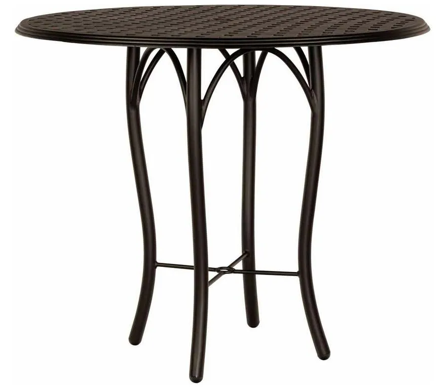 Woodard 5D6600 04948 Thatch Complete Tables Round Bar Height Table Woodard 5D6600 04948 Thatch Complete Tables Round Bar Height Table