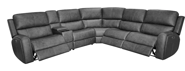 Flexsteel Furniture 1043-SECTPH Linden Power Reclining Sectional with Power Headrests and Lumbar Flexsteel Furniture 1043-SECTPH Linden Power Reclining Sectional with Power Headrests and Lumbar