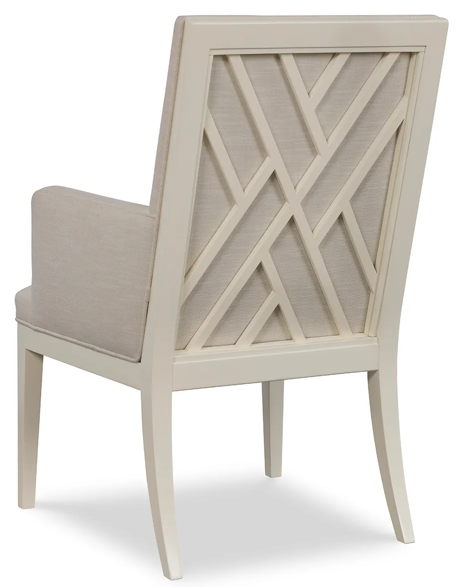 Jessica Charles 1120A-3 Fretwork Lattice Arm Chair Jessica Charles 1120A-3 Fretwork Lattice Arm Chair