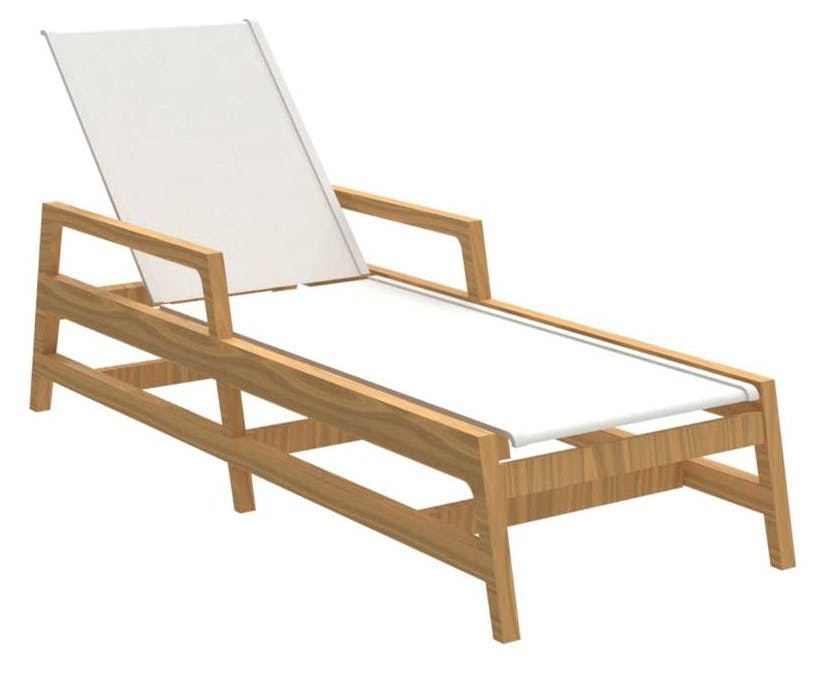 Summer Classics 1282 Seashore Chaise W/ Arms Summer Classics 1282 Seashore Chaise W/ Arms