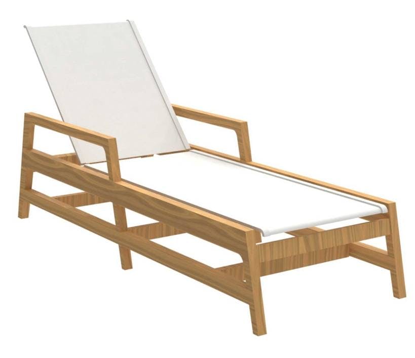 Summer Classics 1282 Seashore Chaise W/ Arms Summer Classics 1282 Seashore Chaise W/ Arms