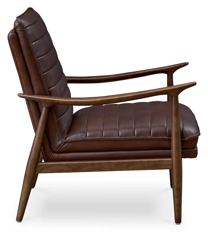 Bassett Furniture 1338-02B Ellis Leather Accent Chair Bassett Furniture 1338-02B Ellis Leather Accent Chair
