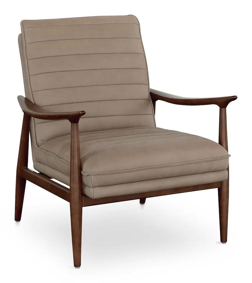 Bassett Furniture 1338-02M Ellis Leather Accent Chair Bassett Furniture 1338-02M Ellis Leather Accent Chair