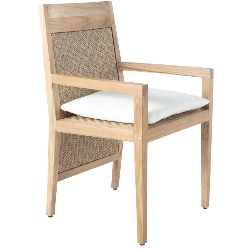 Summer Classics 1408 Savannah Teak Arm Chair