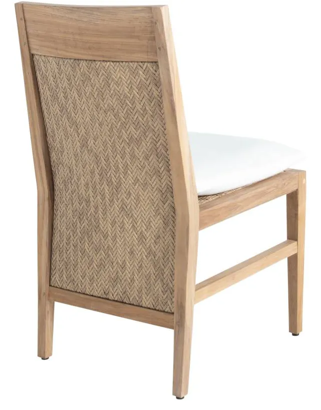 Summer Classics 1409 Savannah Teak Extended Back Side Chair Summer Classics 1409 Savannah Teak Extended Back Side Chair