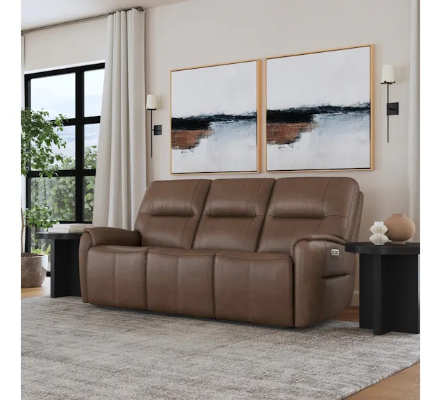 Flexsteel Furniture 1745-62PH Wilson Power Reclining Sofa with Power Headrests Flexsteel Furniture 1745-62PH Wilson Power Reclining Sofa with Power Headrests