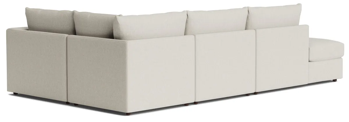 Bassett Furniture 2676-LSECTBWFC Beckham Bumper Modular L-Shaped Sectional Bassett Furniture 2676-LSECTBWFC Beckham Bumper Modular L-Shaped Sectional