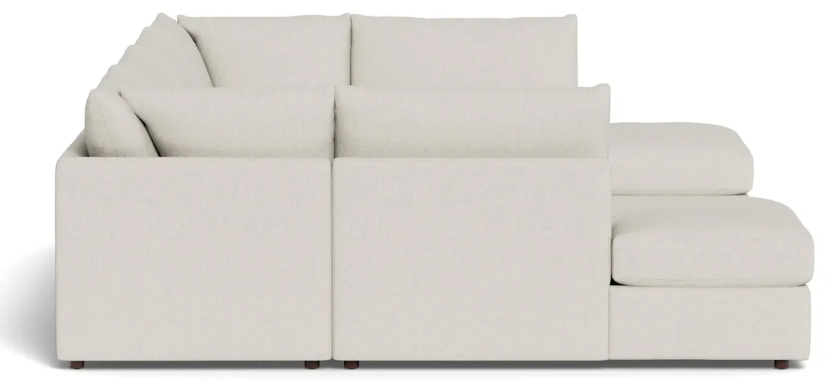 Bassett Furniture 2676-USECTBFC Beckham Bumper Modular U-Shaped Sectional Bassett Furniture 2676-USECTBFC Beckham Bumper Modular U-Shaped Sectional