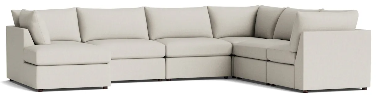 Bassett Furniture 2676-USECTLFC Beckham Modular U-Shaped Sectional Bassett Furniture 2676-USECTLFC Beckham Modular U-Shaped Sectional