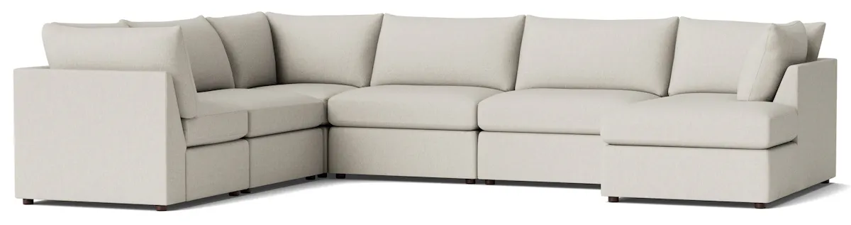 Bassett Furniture 2676-USECTRFC Beckham Modular U-Shaped Sectional Bassett Furniture 2676-USECTRFC Beckham Modular U-Shaped Sectional