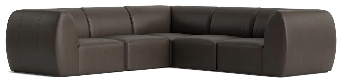 Bassett Furniture 2756-LSECTL Clyde Leather Modular L-Shaped Sectional Bassett Furniture 2756-LSECTL Clyde Leather Modular L-Shaped Sectional