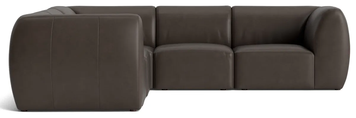 Bassett Furniture 2756-LSECTL Clyde Leather Modular L-Shaped Sectional Bassett Furniture 2756-LSECTL Clyde Leather Modular L-Shaped Sectional