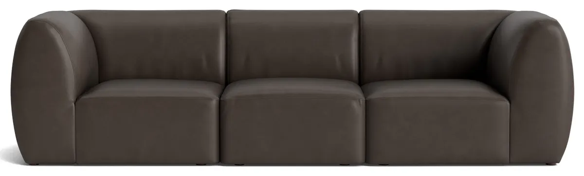 Bassett Furniture 2756-SOFAL Clyde Leather Modular Sofa Bassett Furniture 2756-SOFAL Clyde Leather Modular Sofa