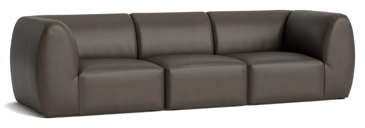Bassett Furniture 2756-SOFAL Clyde Leather Modular Sofa Bassett Furniture 2756-SOFAL Clyde Leather Modular Sofa