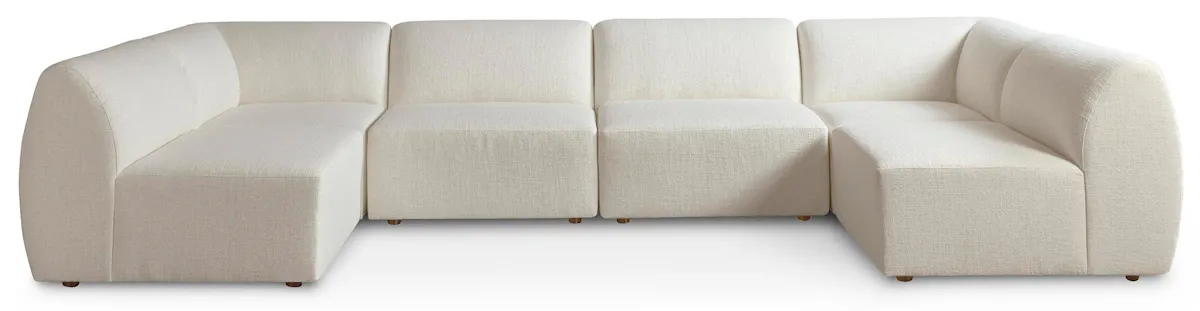 Bassett Furniture 2756-USECT6 Clyde Modular U-Shaped Sectional Bassett Furniture 2756-USECT6 Clyde Modular U-Shaped Sectional