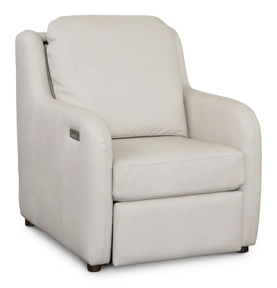 Bassett Furniture 2906-12ML Wrenn Leather Reclining Chair Bassett Furniture 2906-12ML Wrenn Leather Reclining Chair