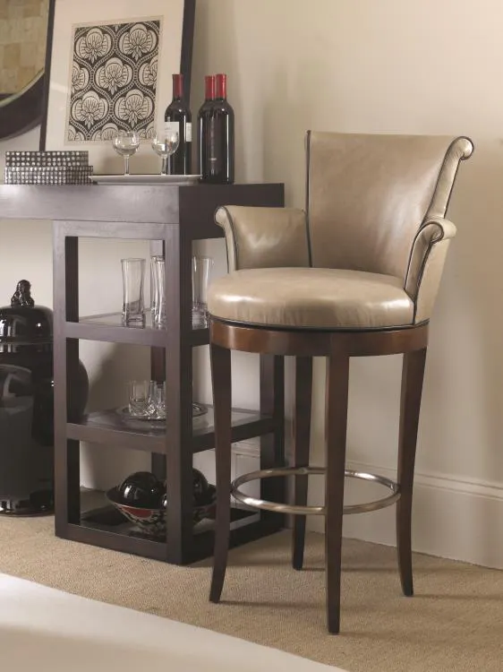 Century Furniture 3800B-3 Scroll Swivel Bar Stool Century Furniture 3800B-3 Scroll Swivel Bar Stool