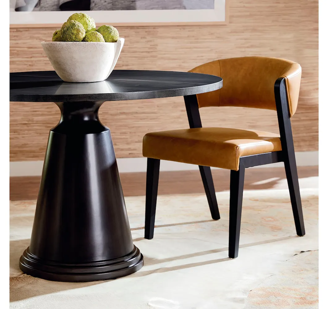 Bassett Furniture 4201-1682BCC Asher Faux Leather Dining Chair Bassett Furniture 4201-1682BCC Asher Faux Leather Dining Chair
