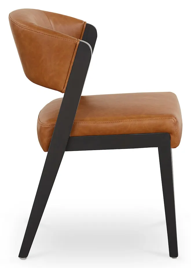 Bassett Furniture 4201-1682BCC Asher Faux Leather Dining Chair Bassett Furniture 4201-1682BCC Asher Faux Leather Dining Chair