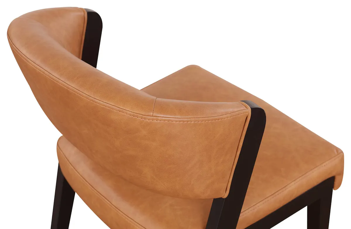 Bassett Furniture 4201-1682BCC Asher Faux Leather Dining Chair Bassett Furniture 4201-1682BCC Asher Faux Leather Dining Chair