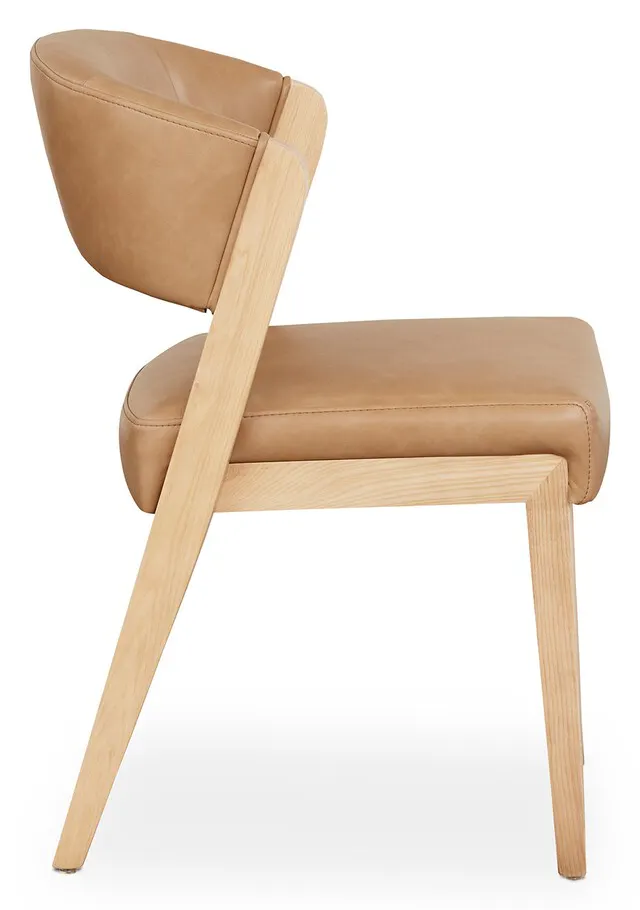 Bassett Furniture 4201-1682NCT Asher Faux Leather Dining Chair Bassett Furniture 4201-1682NCT Asher Faux Leather Dining Chair