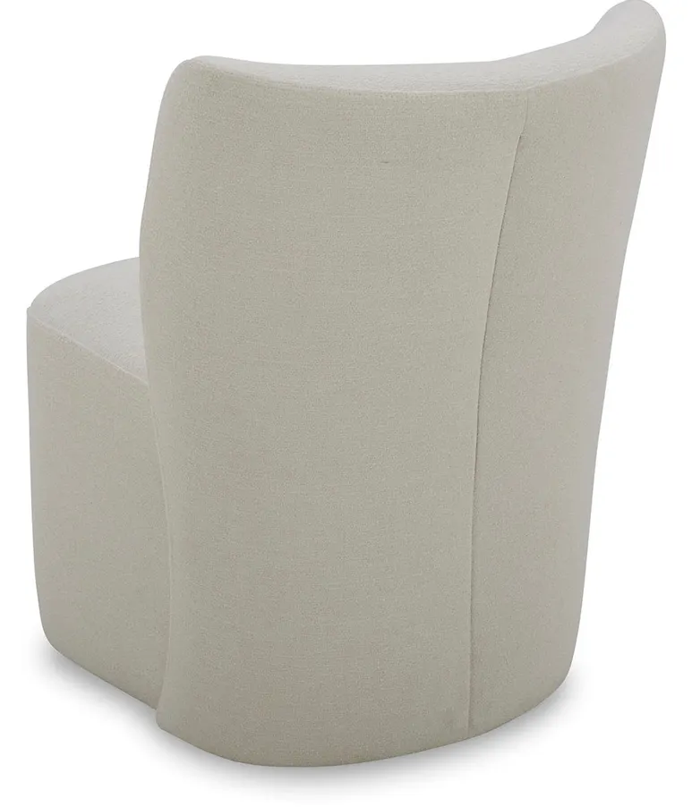 Bassett Furniture 4200-B684 Reed Upholstered Dining Chair with Casters Bassett Furniture 4200-B684 Reed Upholstered Dining Chair with Casters