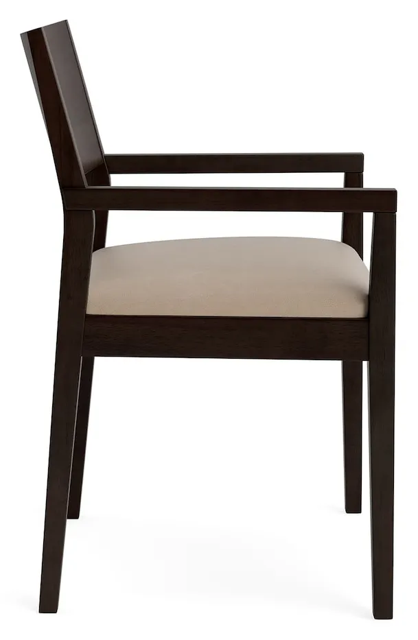 Bassett Furniture 4226-2654L-55 Myers Leather Arm Dining Chair Bassett Furniture 4226-2654L-55 Myers Leather Arm Dining Chair