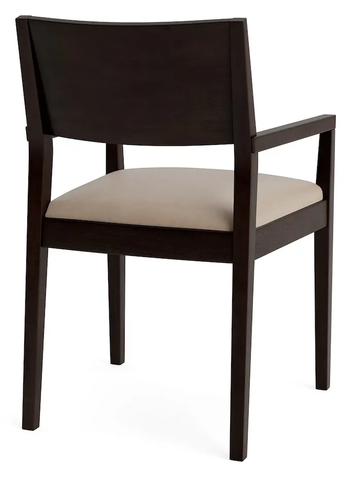Bassett Furniture 4226-2654L-55 Myers Leather Arm Dining Chair Bassett Furniture 4226-2654L-55 Myers Leather Arm Dining Chair