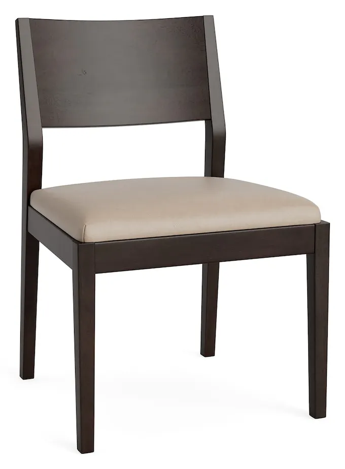 Bassett Furniture 4226-2655L-55 Myers Leather Side Dining Chair Bassett Furniture 4226-2655L-55 Myers Leather Side Dining Chair