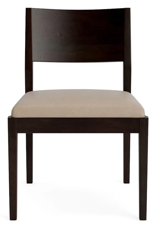 Bassett Furniture 4226-2655L-55 Myers Leather Side Dining Chair Bassett Furniture 4226-2655L-55 Myers Leather Side Dining Chair