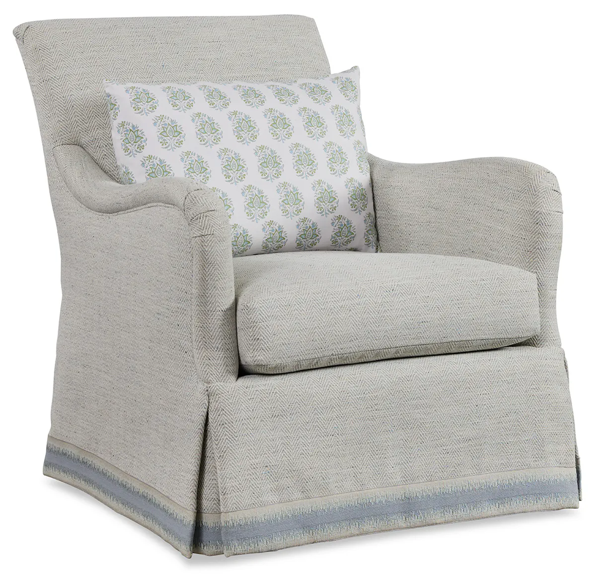 Jessica Charles 552SK-SG Yvette Skirted Swivel Chair Jessica Charles 552SK-SG Yvette Skirted Swivel Chair