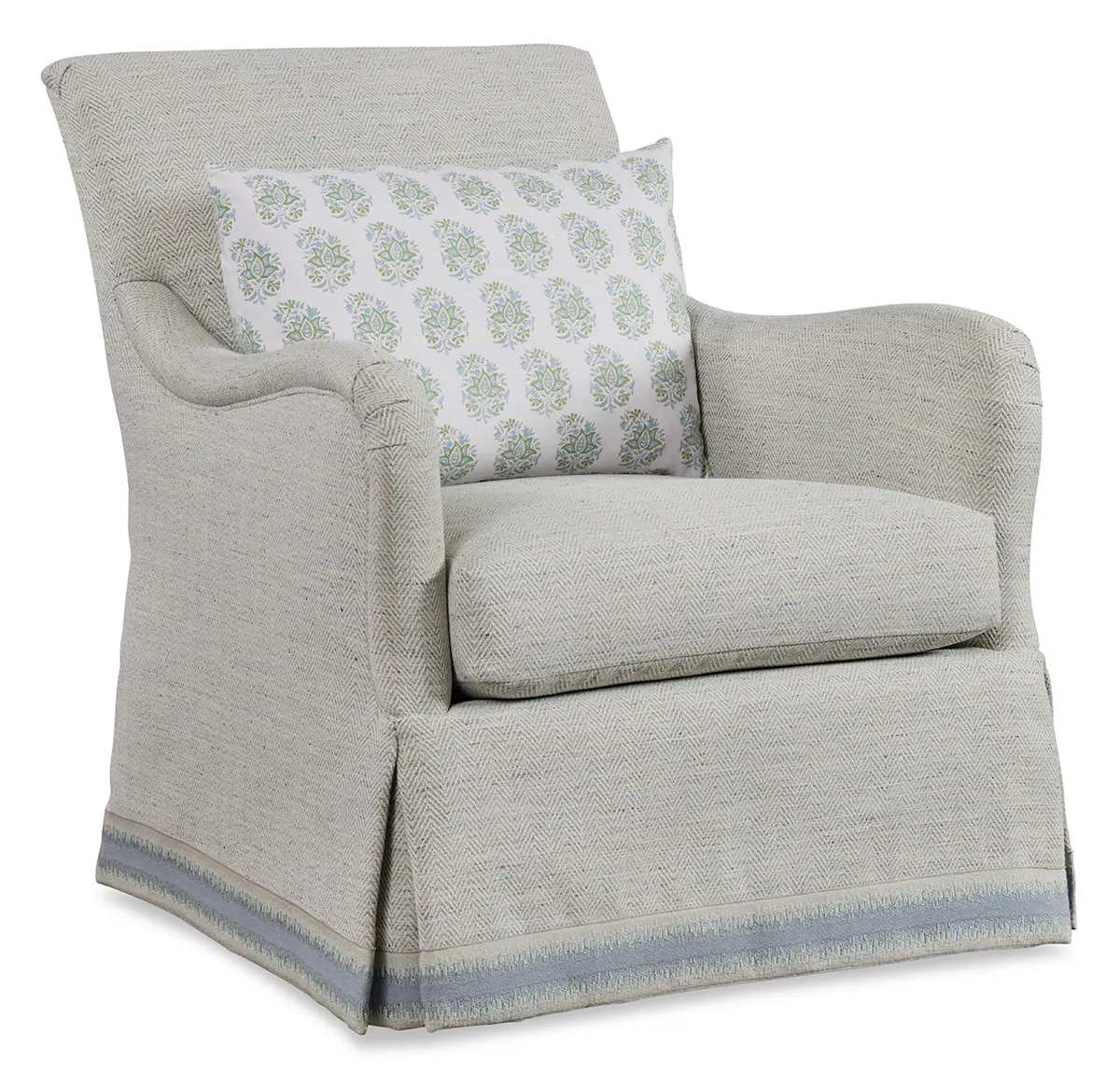 Jessica Charles 552SK-SG Yvette Skirted Swivel Chair Jessica Charles 552SK-SG Yvette Skirted Swivel Chair